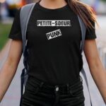 T-Shirt Noir Petite-Soeur PUNK Pour femme-2