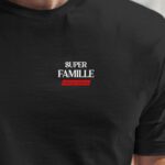 T-Shirt Noir Super Famille édition limitée Pour homme-1