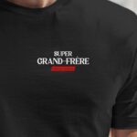 T-Shirt Noir Super Grand-Frère édition limitée Pour homme-1