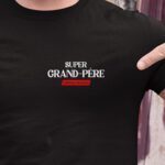 T-Shirt Noir Super Grand-Père édition limitée Pour homme-1