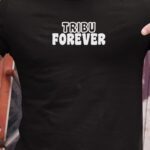 T-Shirt Noir Tribu forever face Pour homme-1