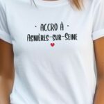 T-Shirt Blanc Accro à Asnières-sur-Seine Pour femme-2