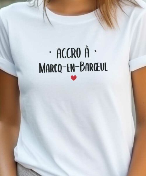 T-Shirt Blanc Accro à Marcq-en-Barœul Pour femme-2