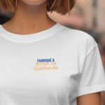 T-Shirt Blanc Fabriqué à Brive-la-Gaillarde Pour femme-2