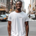 T-Shirt Blanc Fabriqué à Suresnes Pour homme-1