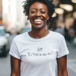 T-Shirt Blanc Gap c'est la vie Pour femme-2