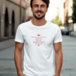 T-Shirt Blanc Saint-Maur-des-Fossés la ville où le soleil brille plus fort que les étoiles Pour homme-1