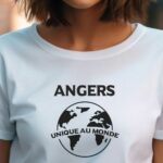 T-Shirt Blanc Angers unique au monde Pour femme-1