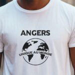 T-Shirt Blanc Angers unique au monde Pour homme-2