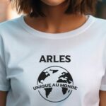 T-Shirt Blanc Arles unique au monde Pour femme-1