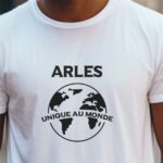 T-Shirt Blanc Arles unique au monde Pour homme-2