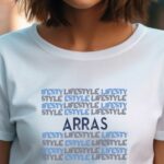 T-Shirt Blanc Arras lifestyle Pour femme-1