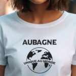 T-Shirt Blanc Aubagne unique au monde Pour femme-1
