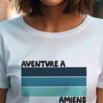 T-Shirt Blanc Aventure à Amiens Pour femme-2