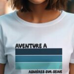 T-Shirt Blanc Aventure à Asnières-sur-Seine Pour femme-2