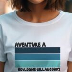 T-Shirt Blanc Aventure à Boulogne-Billancourt Pour femme-2