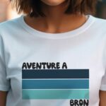 T-Shirt Blanc Aventure à Bron Pour femme-2