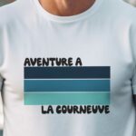T-Shirt Blanc Aventure à La Courneuve Pour homme-1