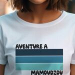 T-Shirt Blanc Aventure à Mamoudzou Pour femme-2