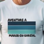 T-Shirt Blanc Aventure à Marcq-en-Barœul Pour homme-1
