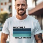 T-Shirt Blanc Aventure à Neuilly-sur-Seine Pour homme-2