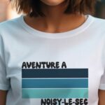 T-Shirt Blanc Aventure à Noisy-le-Sec Pour femme-2
