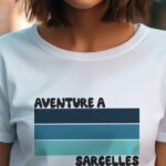 T-Shirt Blanc Aventure à Sarcelles Pour femme-2