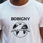 T-Shirt Blanc Bobigny unique au monde Pour homme-2