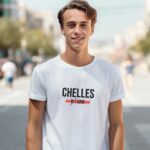 T-Shirt Blanc Chelles je t'aime Pour homme-1