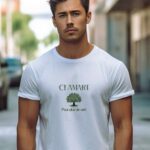 T-Shirt Blanc Clamart pour plus de vert Pour homme-2