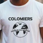T-Shirt Blanc Colomiers unique au monde Pour homme-2