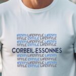 T-Shirt Blanc Corbeil-Essonnes lifestyle Pour homme-1