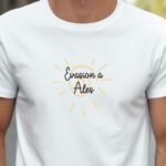 T-Shirt Blanc Evasion à Alès Pour homme-2