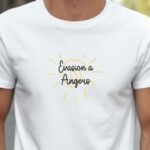 T-Shirt Blanc Evasion à Angers Pour homme-2