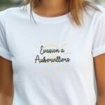 T-Shirt Blanc Evasion à Aubervilliers Pour femme-1