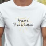 T-Shirt Blanc Evasion à Brive-la-Gaillarde Pour homme-2
