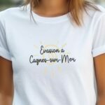 T-Shirt Blanc Evasion à Cagnes-sur-Mer Pour femme-1