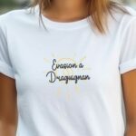 T-Shirt Blanc Evasion à Draguignan Pour femme-1
