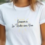T-Shirt Blanc Evasion à La Roche-sur-Yon Pour femme-1