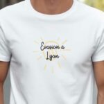 T-Shirt Blanc Evasion à Lyon Pour homme-2