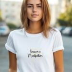 T-Shirt Blanc Evasion à Montpellier Pour femme-2