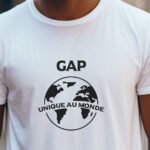 T-Shirt Blanc Gap unique au monde Pour homme-2