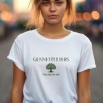 T-Shirt Blanc Gennevilliers pour plus de vert Pour femme-2