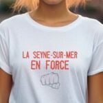 T-Shirt Blanc La Seyne-sur-Mer en force Pour femme-2