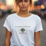 T-Shirt Blanc Les Sables-d'Olonne pour plus de vert Pour femme-2