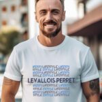 T-Shirt Blanc Levallois-Perret lifestyle Pour homme-2