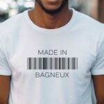 T-Shirt Blanc Made in Bagneux Pour homme-1