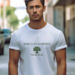 T-Shirt Blanc Marcq-en-Barœul pour plus de vert Pour homme-2