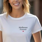 T-Shirt Blanc Mulhouse forever Pour femme-2
