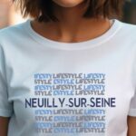 T-Shirt Blanc Neuilly-sur-Seine lifestyle Pour femme-1